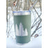 Trees 20oz Green Tumbler Stainless Steel with Metal Straw